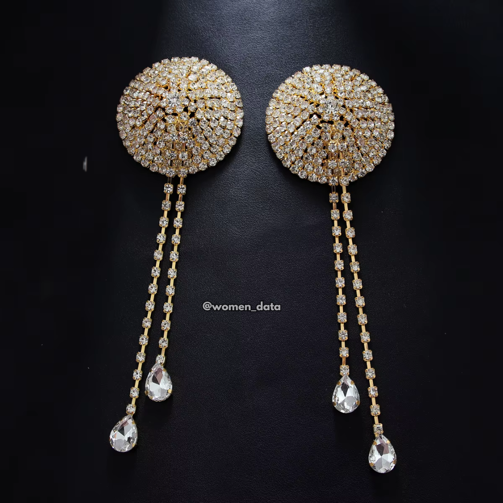 Luxury Rhinestone Body Chain Set | Crystal Bikini & Diamond Bra Chain
