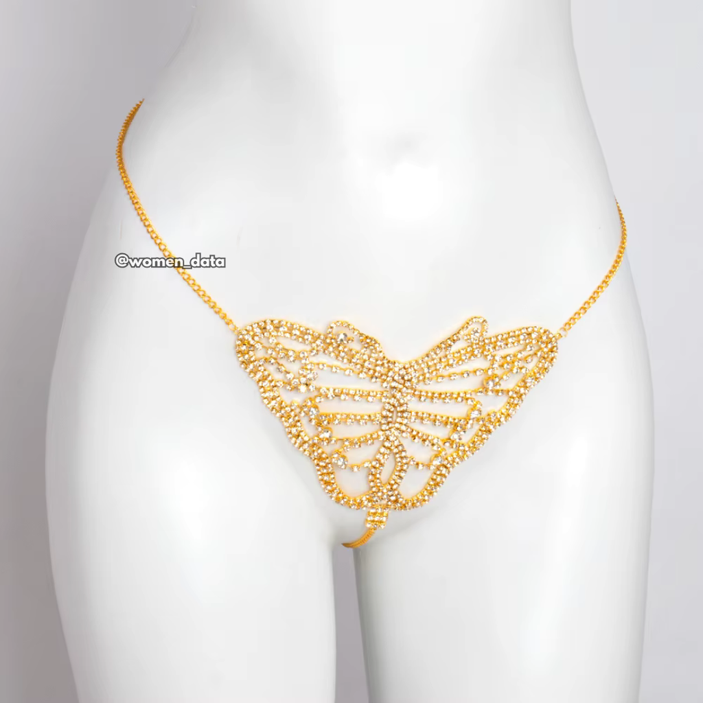 Luxury Rhinestone Body Chain Set | Crystal Bikini & Diamond Bra Chain