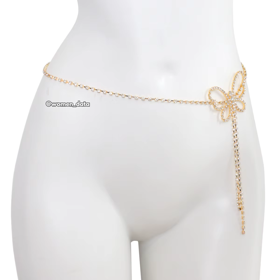 Luxury Rhinestone Body Chain Set | Crystal Bikini & Diamond Bra Chain