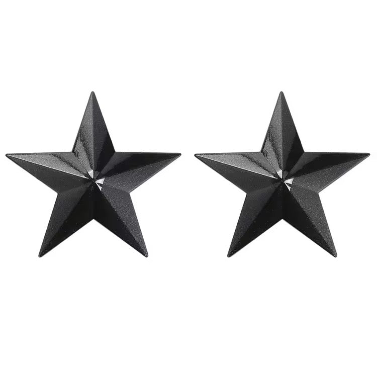 Star Shape Nipple Cover Pasties #color_black