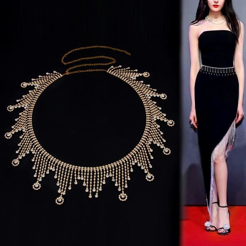 Tassel Waist Body Chain Elegant Accessories for Women
