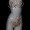 Luxury Rhinestone Body Chain Set