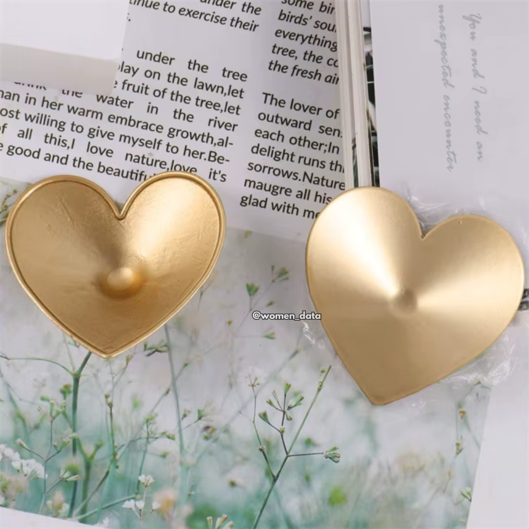 Heart Shape Silicone Nipple Covers #color_gold