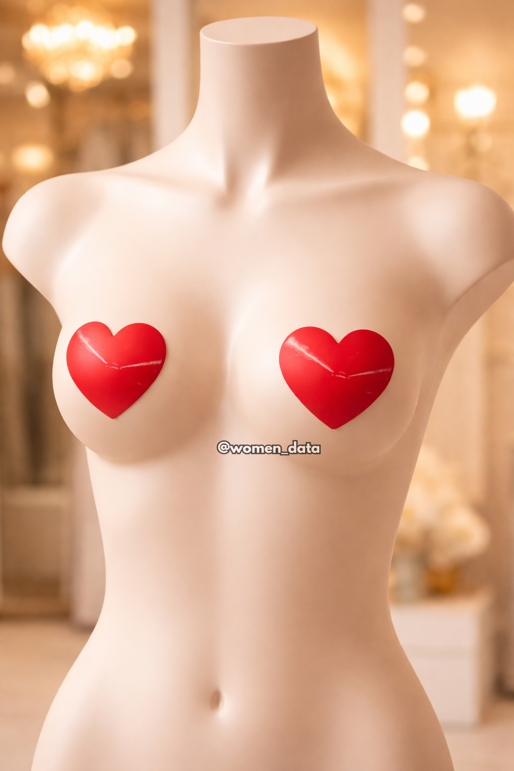 Heart Shape Silicone Nipple Covers #color_red