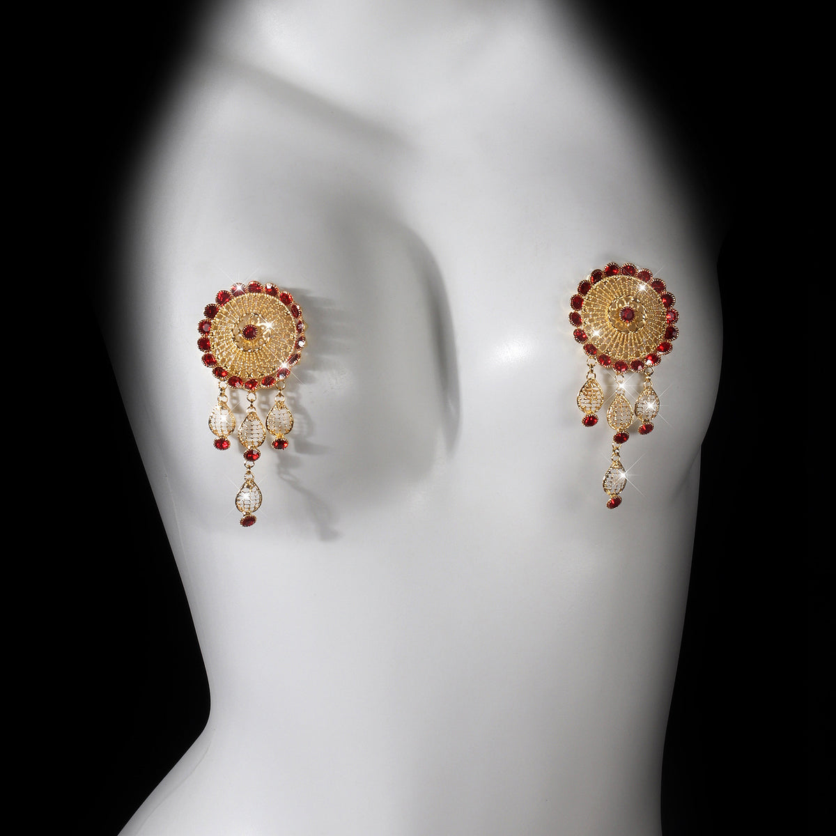 Women's Ethnic Kundan Tassel Body Jewellery