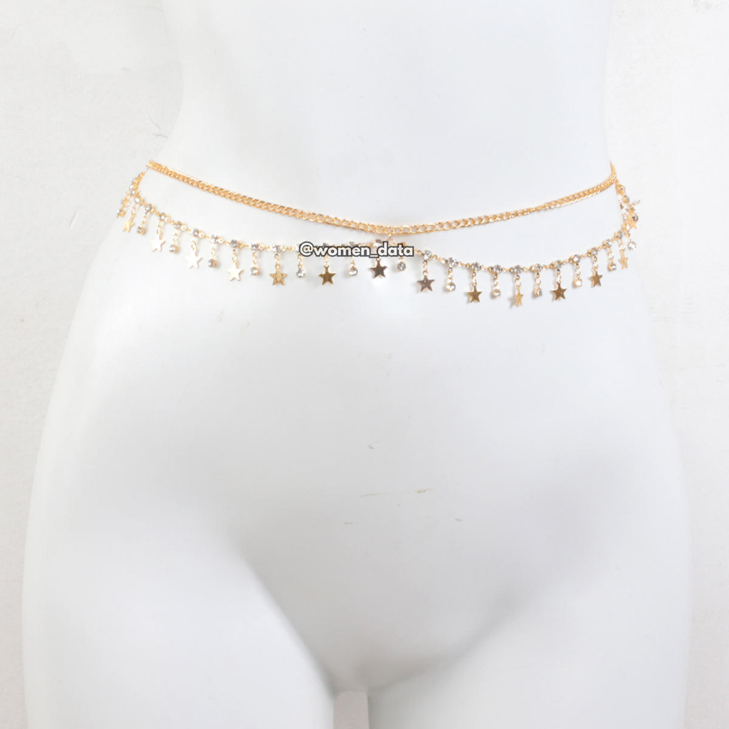 Star Charm Waist Chain #color_gold