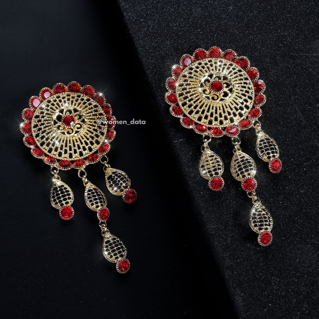 Women's Ethnic Kundan Tassel Body Jewellery