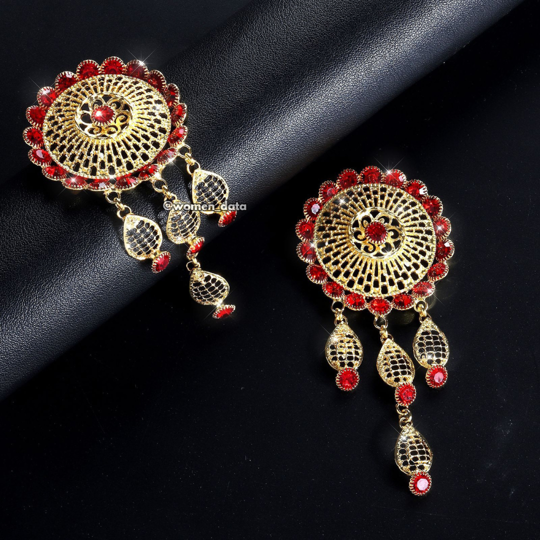 Women's Ethnic Kundan Tassel Body Jewellery