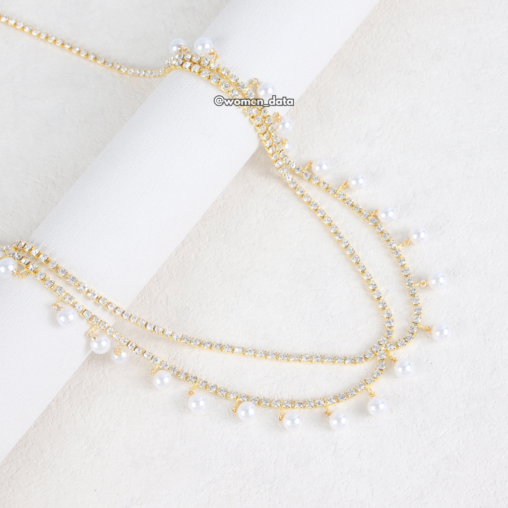 Women's Pearl Beaded Waist Chain Belt