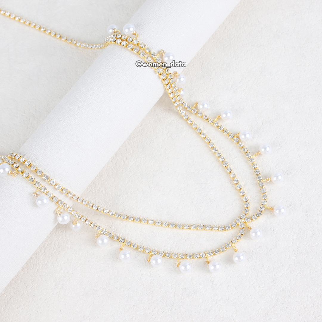 Women's Pearl Beaded Waist Chain Belt